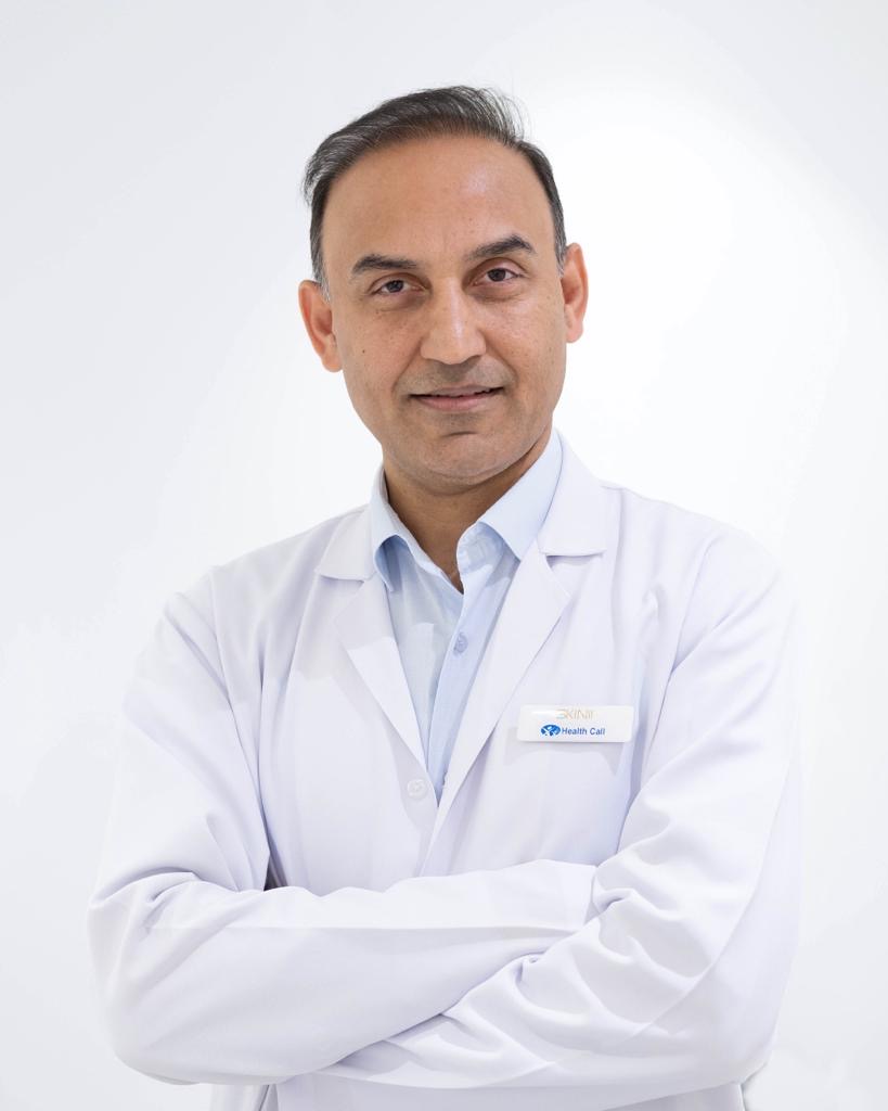Dr. Zaheer Abbas in his clinical coat