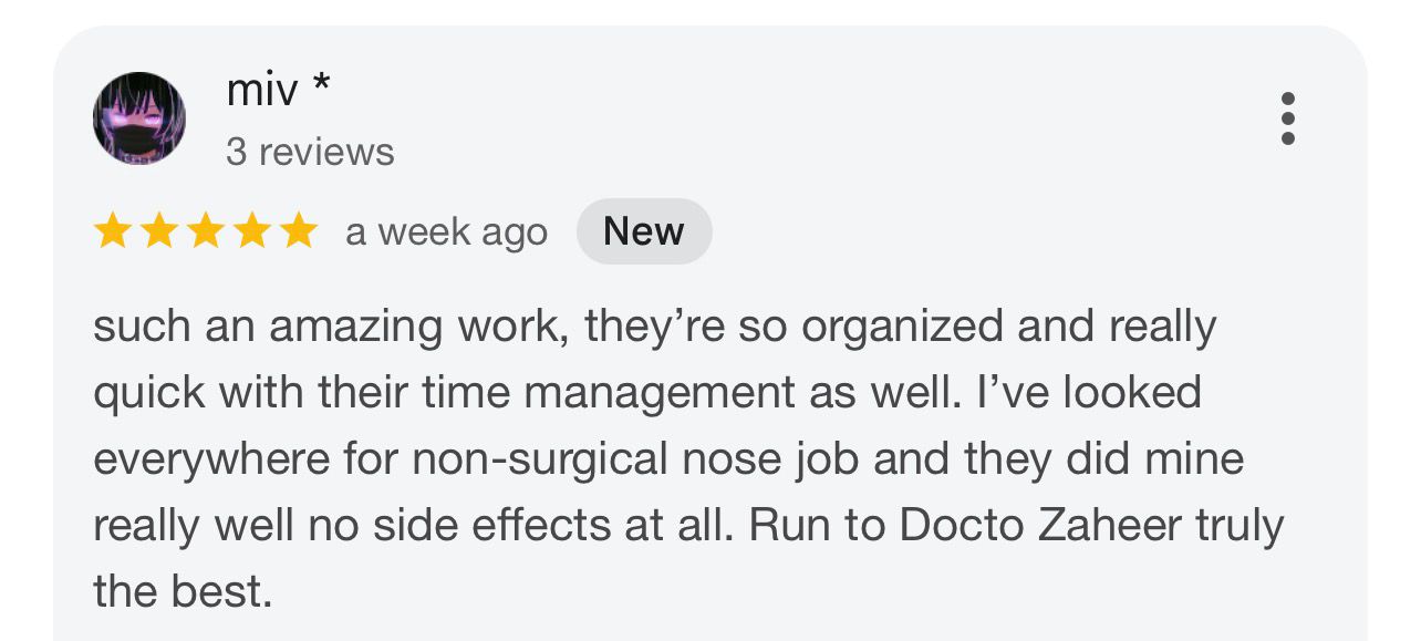 Patient review screenshot by miv *