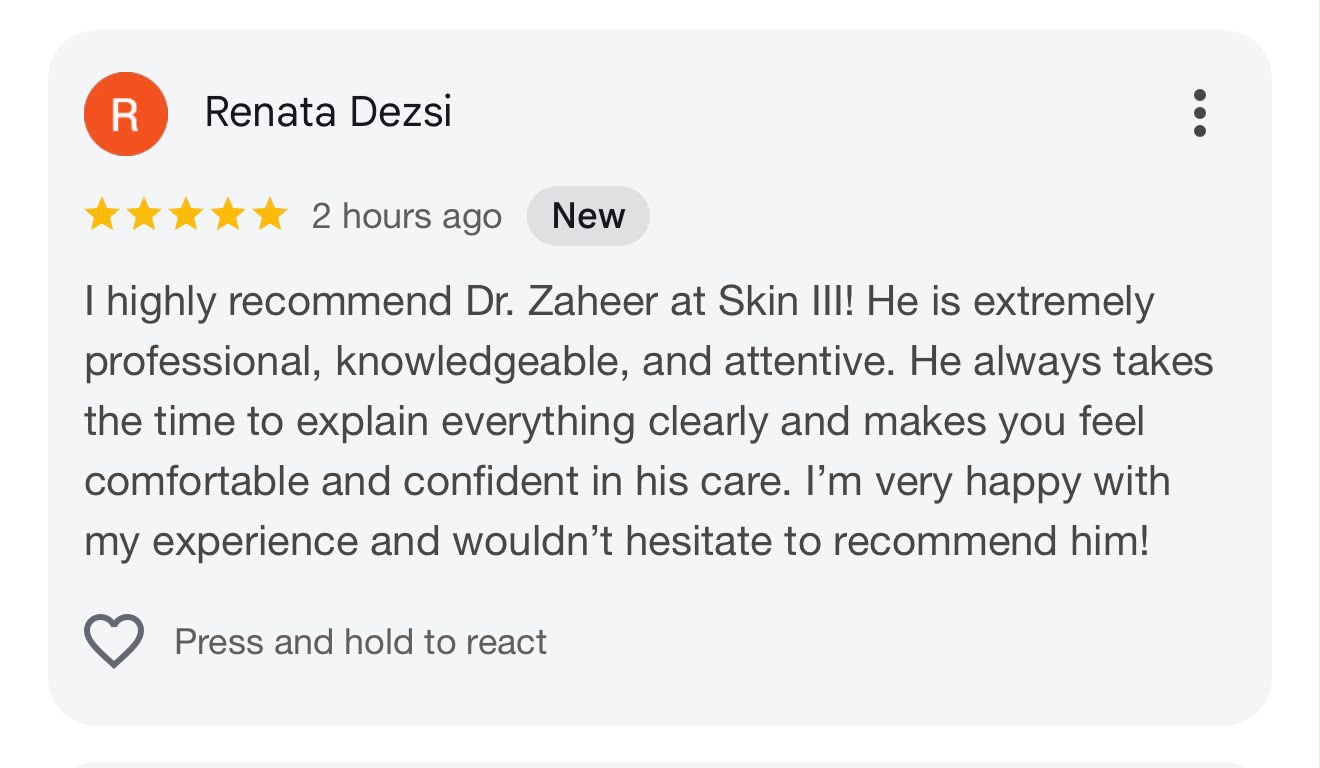 Patient review screenshot by Renata Dezsi